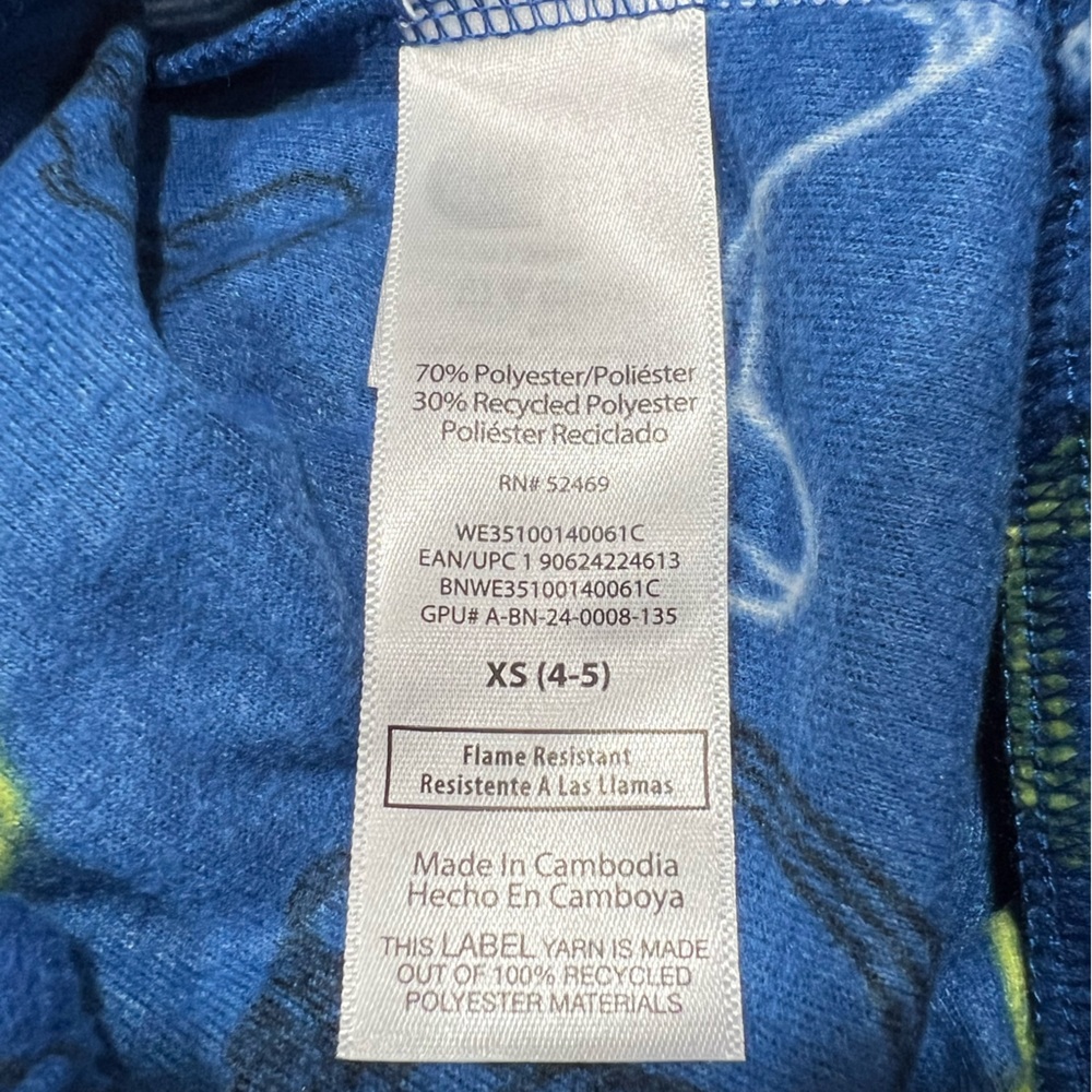 NWT Wonder Nation Boys Pajama Set - Glow In the Dark Gamer - Size XS (4/… - Picture 8 of 10